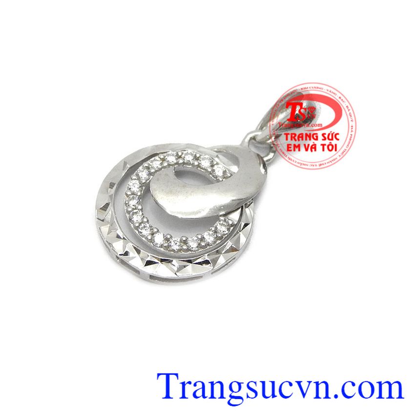 Mặt dây chuyền vàng trắng tinh tế, Mặt dây chuyền vàng