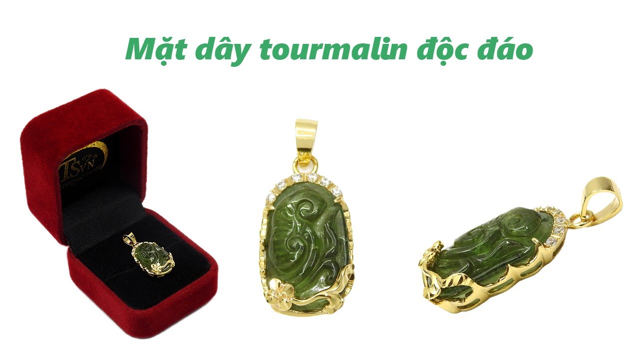 Mặt dây đá tourmaline, Mặt dây nữ