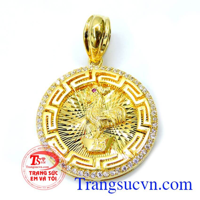 Mặt Dây Đinh Dậu 2017, Mặt dây vàng tây đá quý