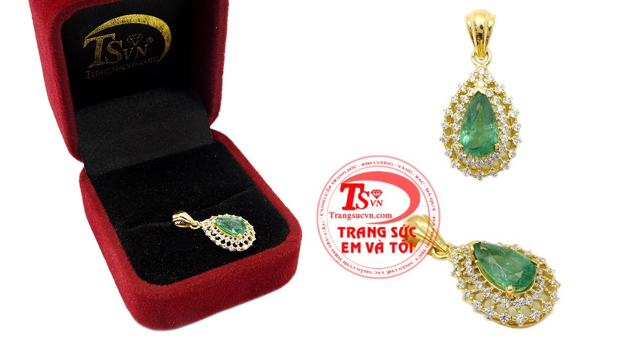 Mặt dây emerald, Mặt dây nữ