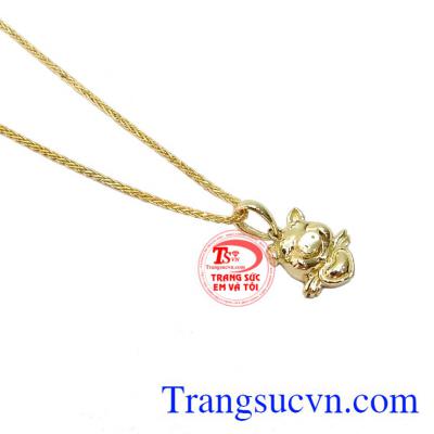 Mặt dây heo nhỏ Korea 10k,Mặt dây chuyền vàng,Trang sức nữ Mặt dây heo nhỏ Korea 10k,Mặt dây chuyền vàng,Trang sức nữ