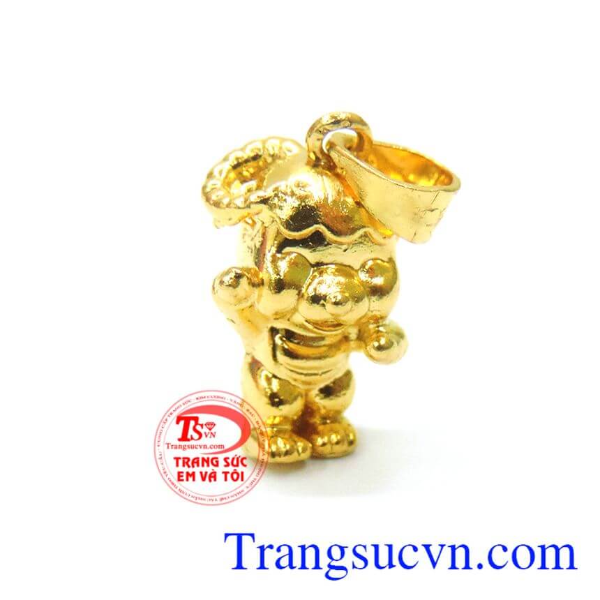 Mặt dây Heo phong thủy, Mặt dây chuyền vàng