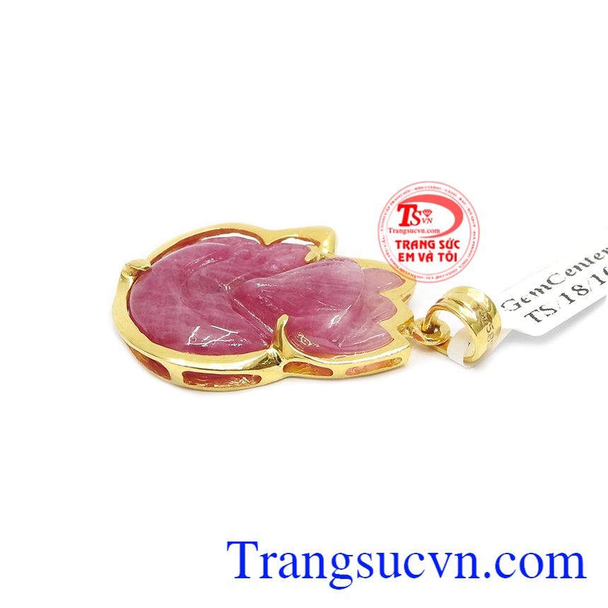 Mặt dây hồ ly ruby đẹp, Mặt dây chuyền ruby Mặt dây hồ ly ruby đẹp, Mặt dây chuyền ruby