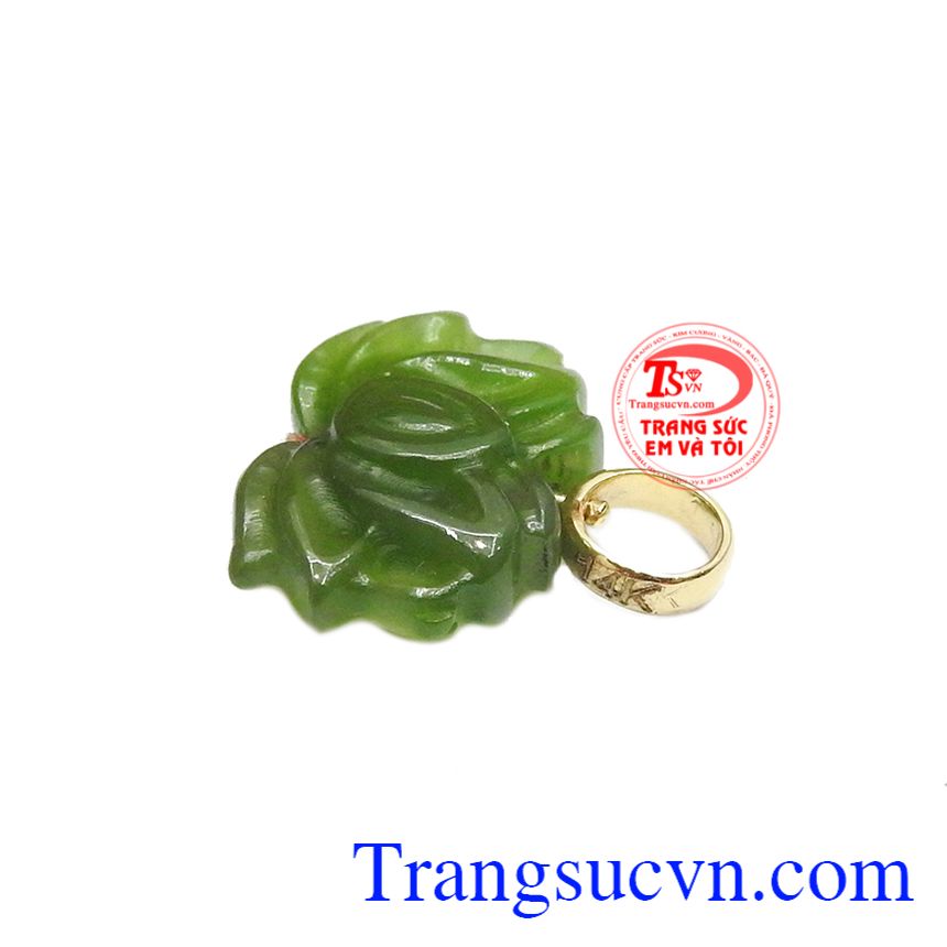 Mặt dây hoa sen, Mặt dây ngọc cẩm thạch Mặt dây hoa sen, Mặt dây ngọc cẩm thạch