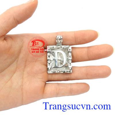 Mặt dây nam chữ Đ vàng 10k,Mặt dây chuyền nam,Trang sức nam Mặt dây nam chữ Đ vàng 10k,Mặt dây chuyền nam,Trang sức nam