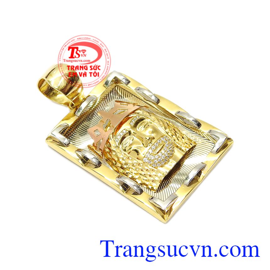 Mặt dây nam vương quyền, Mặt dây vàng tây đá quý