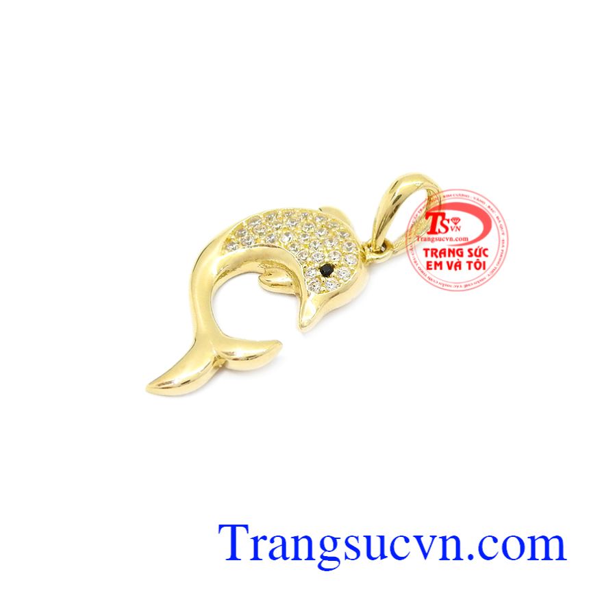 Mặt dây nữ cá vàng 10k Korea, Mặt dây chuyền vàng Mặt dây nữ cá vàng 10k Korea, Mặt dây chuyền vàng