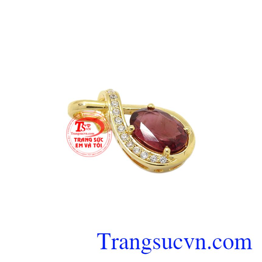 Mặt dây nữ vàng Spinel, Mặt dây chuyền vàng Mặt dây nữ vàng Spinel, Mặt dây chuyền vàng