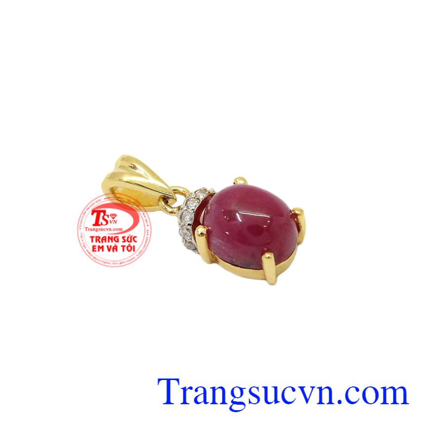 Mặt dây ruby vàng 14k, Mặt dây chuyền Ruby Mặt dây ruby vàng 14k, Mặt dây chuyền Ruby