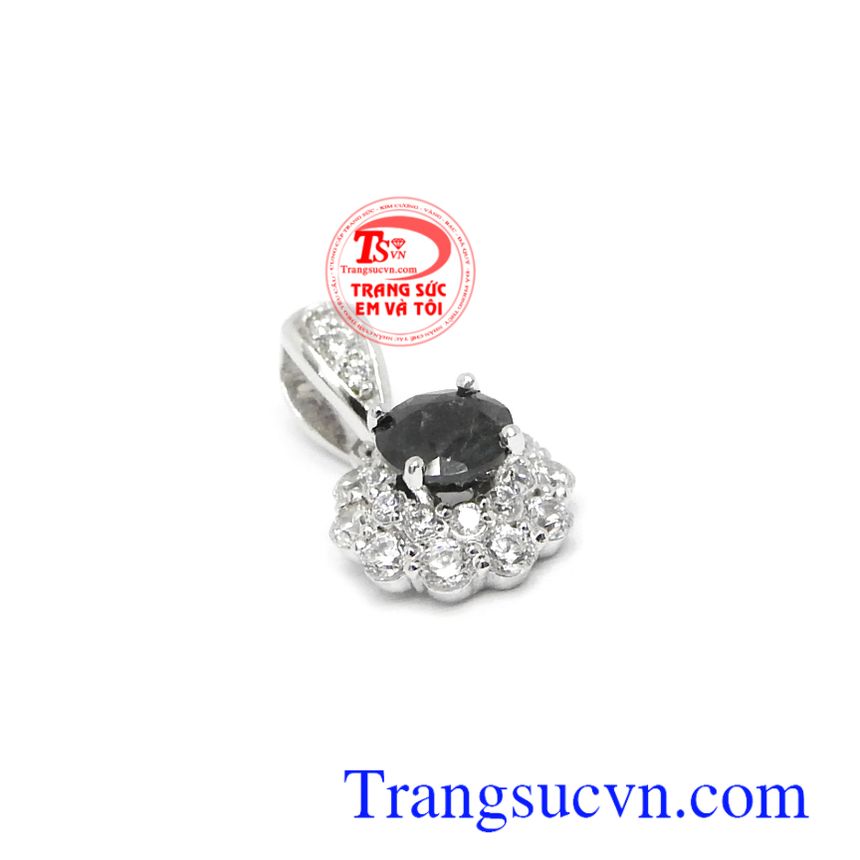 Mặt dây Sapphire 14k hưng thịnh, Mặt dây vàng đá quý Mặt dây Sapphire 14k hưng thịnh, Mặt dây vàng đá quý