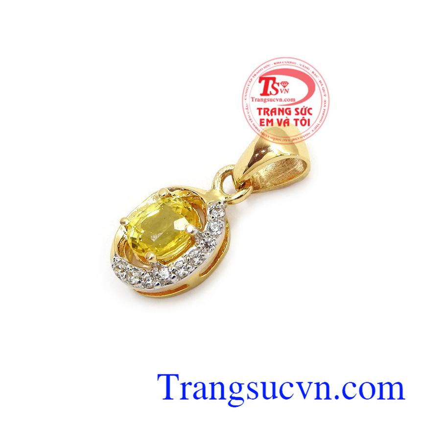 Mặt dây sapphire độc đáo, Mặt dây đá Saphir