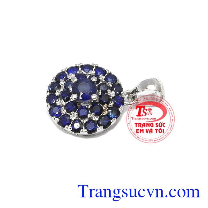 Mặt dây sapphire quý phái, Mặt dây chuyền đá quý Mặt dây sapphire quý phái, Mặt dây chuyền đá quý