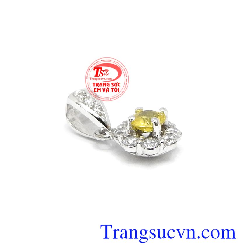 Mặt dây Sapphire vàng bình an, Mặt dây Sapphire Mặt dây Sapphire vàng bình an, Mặt dây Sapphire
