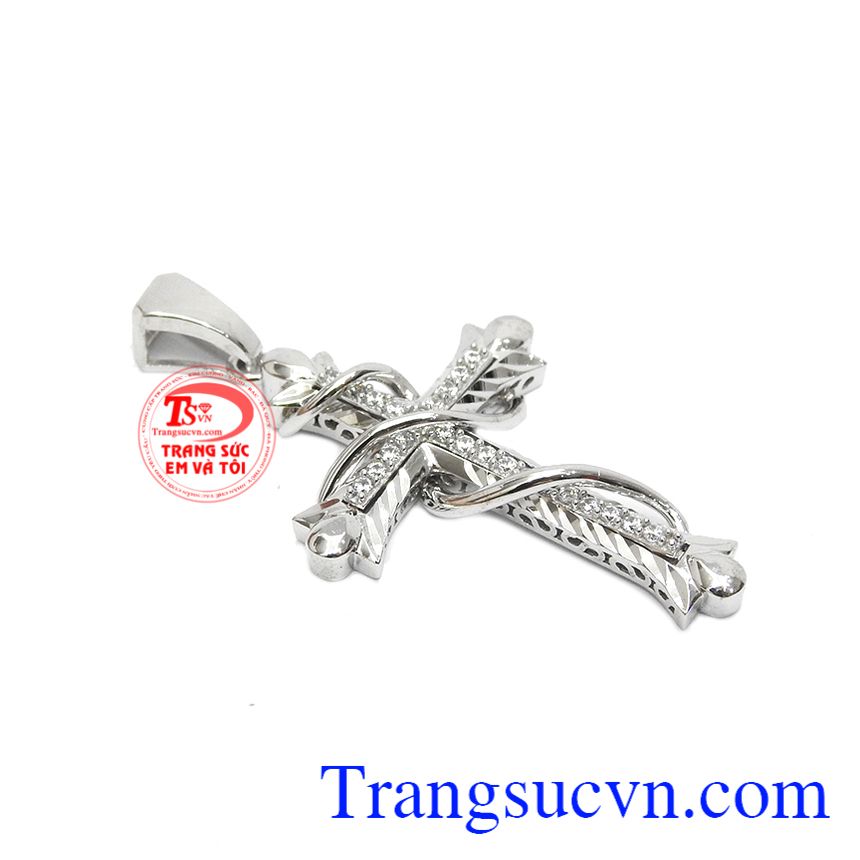 Mặt dây tình yêu Thiên Chúa vàng trắng, Mặt dây vàng tây Mặt dây tình yêu Thiên Chúa vàng trắng, Mặt dây vàng tây