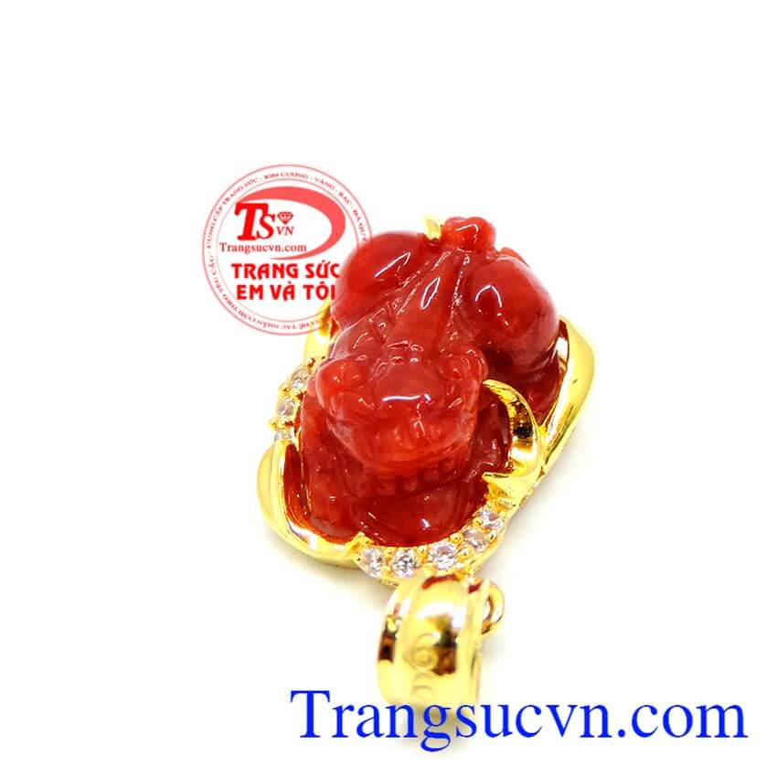 Mặt dây tỳ hưu màu đỏ, Tỳ hưu vàng