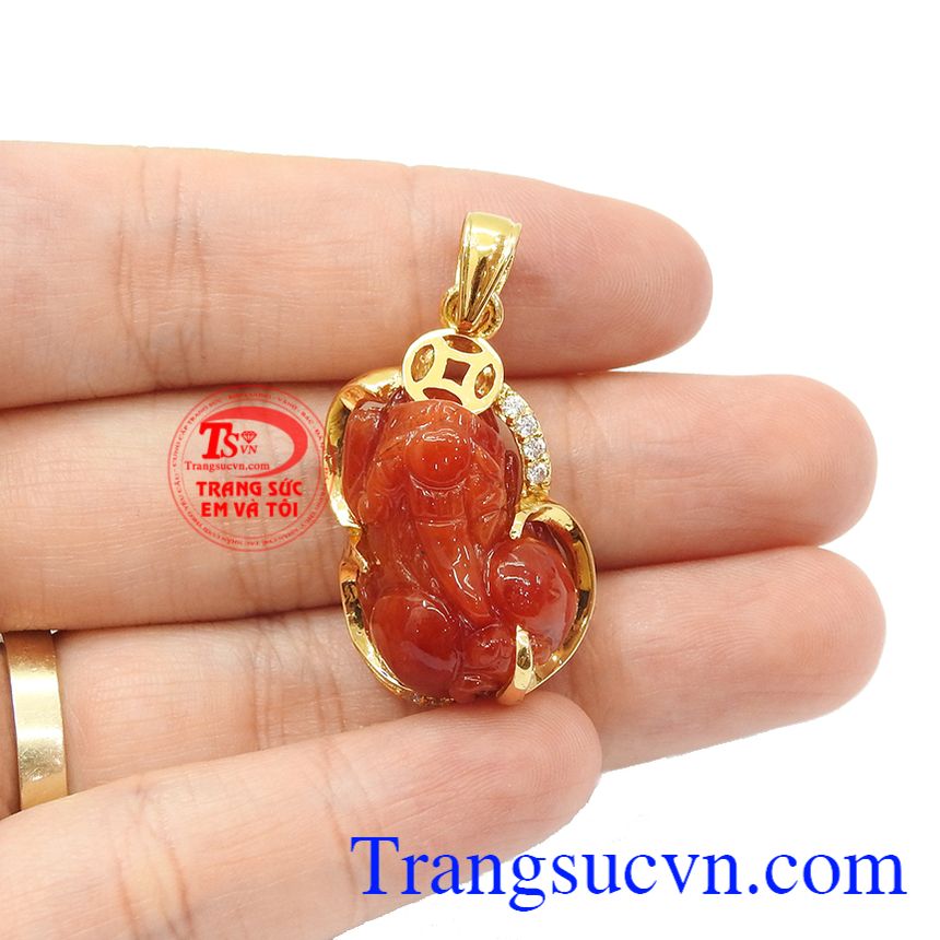 Mặt dây tỳ hưu vàng 14k đẹp,Tỳ hưu vàng,Mặt dây tỳ hưu