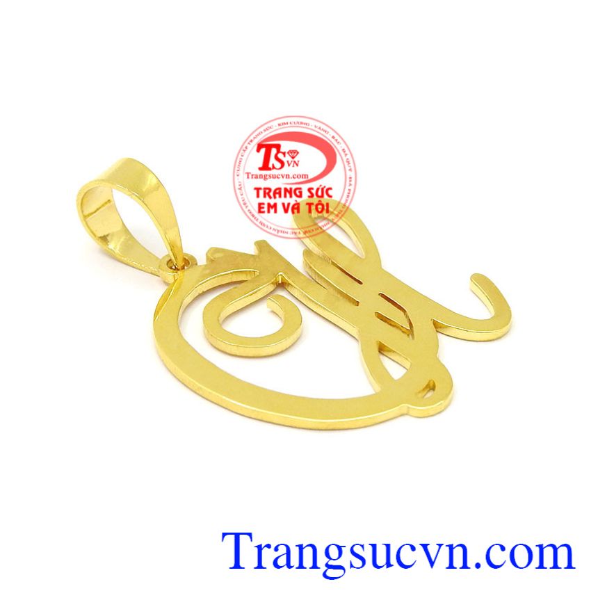 Mặt dây vàng chữ CH, Mặt dây chữ vàng Mặt dây vàng chữ CH, Mặt dây chữ vàng