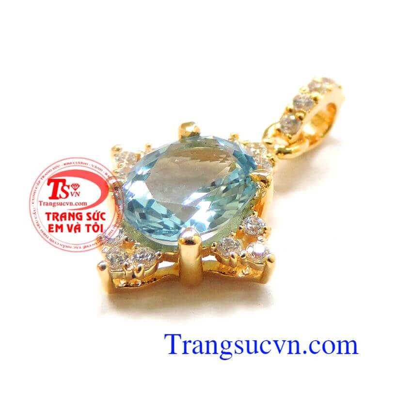 Mặt dây vàng đá topaz, Mặt dây chuyền Topaz