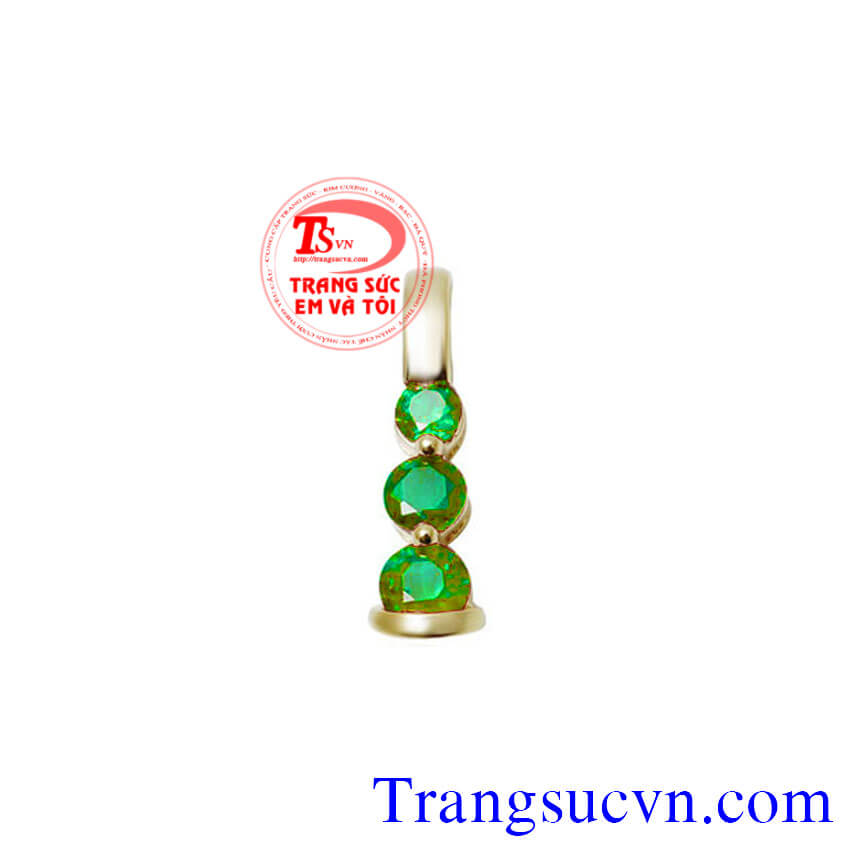 Mặt ngọc trai đá quý, Mặt dây Emerald Mặt ngọc trai đá quý, Mặt dây Emerald