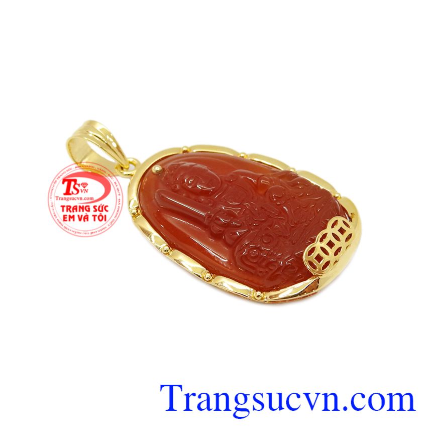 Mặt Phật bản mệnh tuổi Mão bọc vàng, Mặt Phật bọc vàng