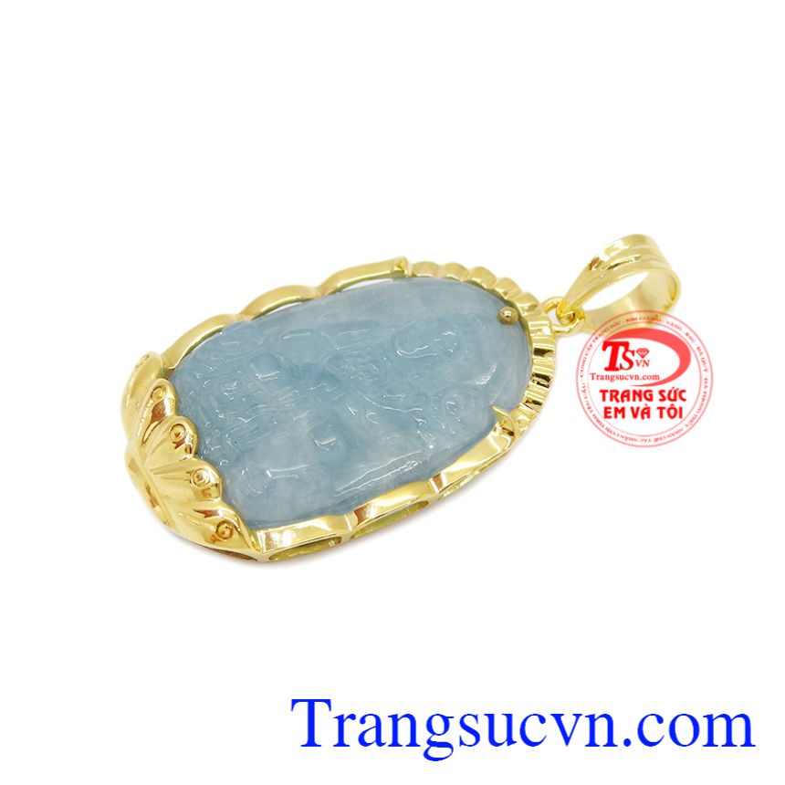 Mặt Phật bản mệnh tuổi Thìn-Tỵ, Mặt Phật bọc vàng