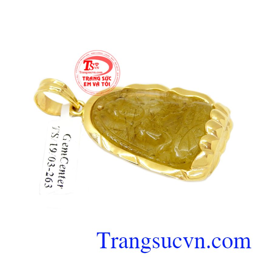 Mặt Phật tuổi Mùi-Thân bọc vàng, Mặt Phật bọc vàng