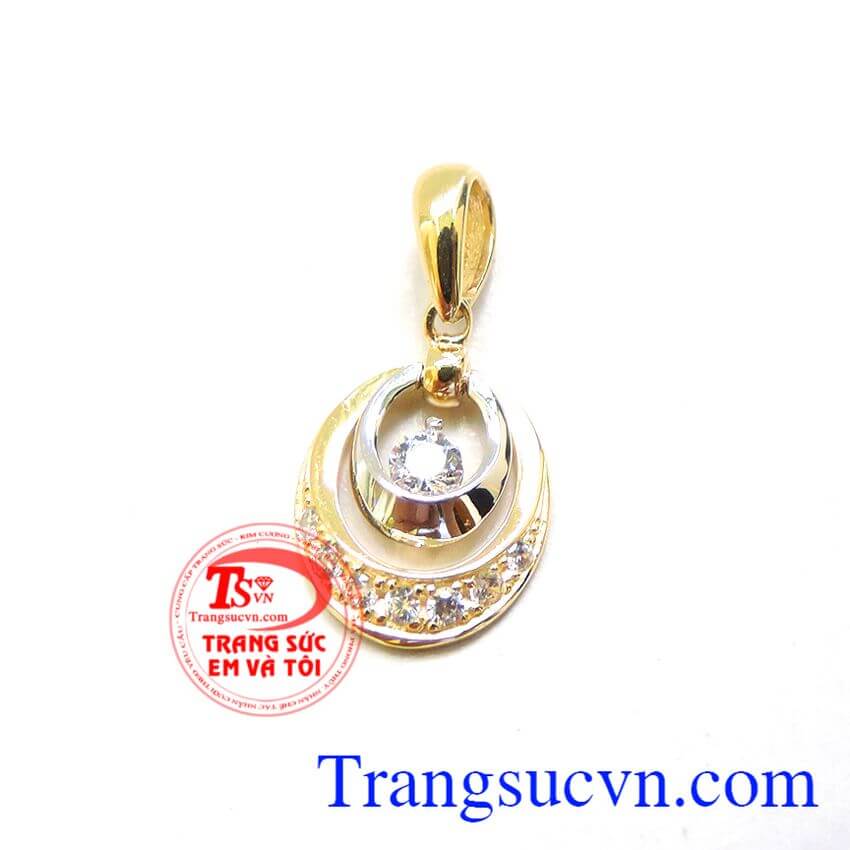 Mặt v&agrave;ng nữ tinh đẹp, Mặt d&acirc;y chuyền v&agrave;ng