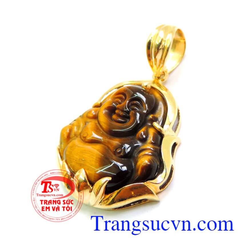 Mặt vàng phật di lặc may mắn, Mặt phật bọc vàng