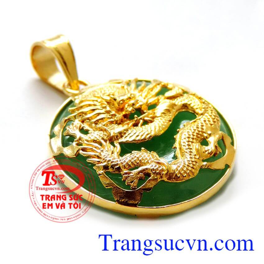 Mặt xu ngoc rồng vàng, mặt dây rồng