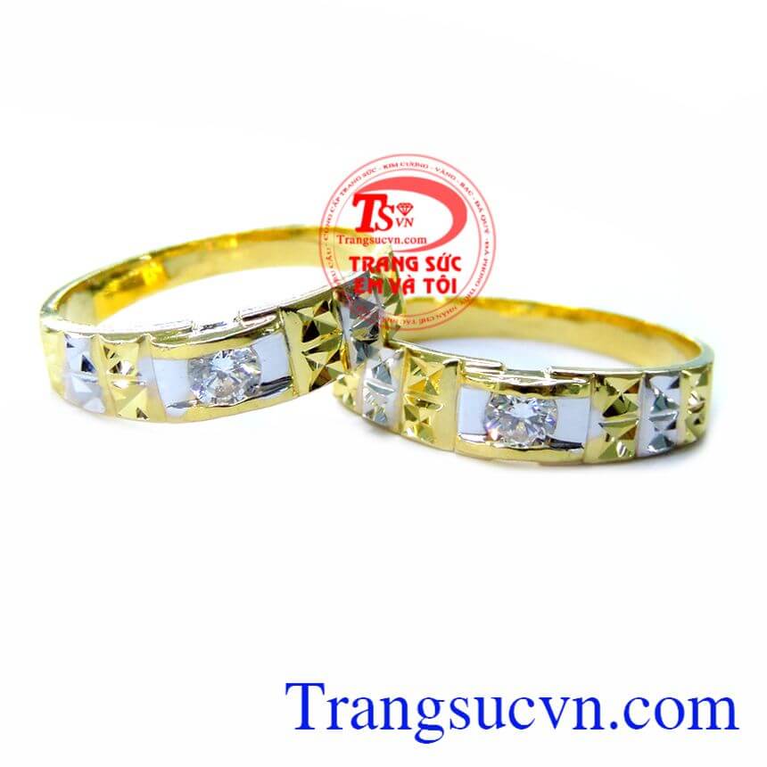 Nhẫn Cưới Lấp Lánh Ánh Kim,Nhẫn cưới đẹp,Nhẫn cưới thời trang
