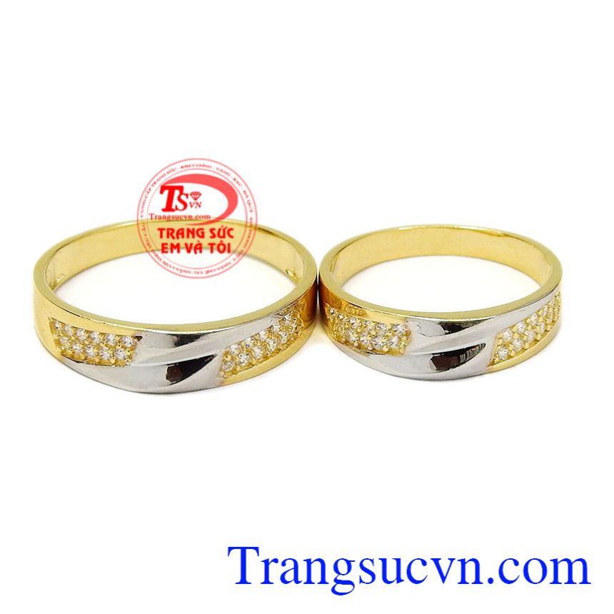 Nhẫn cưới tình yêu mật ngọt, Nhẫn cưới vàng tây