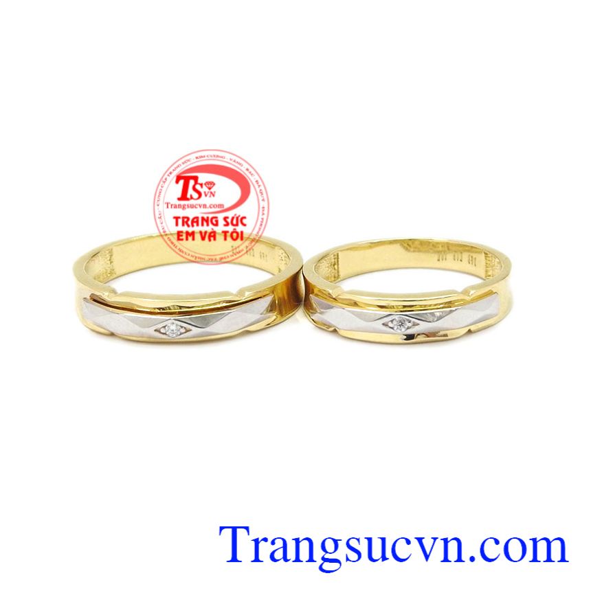 Nhẫn cưới vàng chung thủy, Nhẫn cưới vàng tây Nhẫn cưới vàng chung thủy, Nhẫn cưới vàng tây