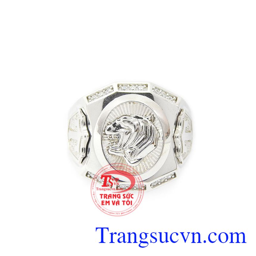 Nhẫn nam nhập khẩu đẳng cấp, Nhẫn Vàng Trắng Nam