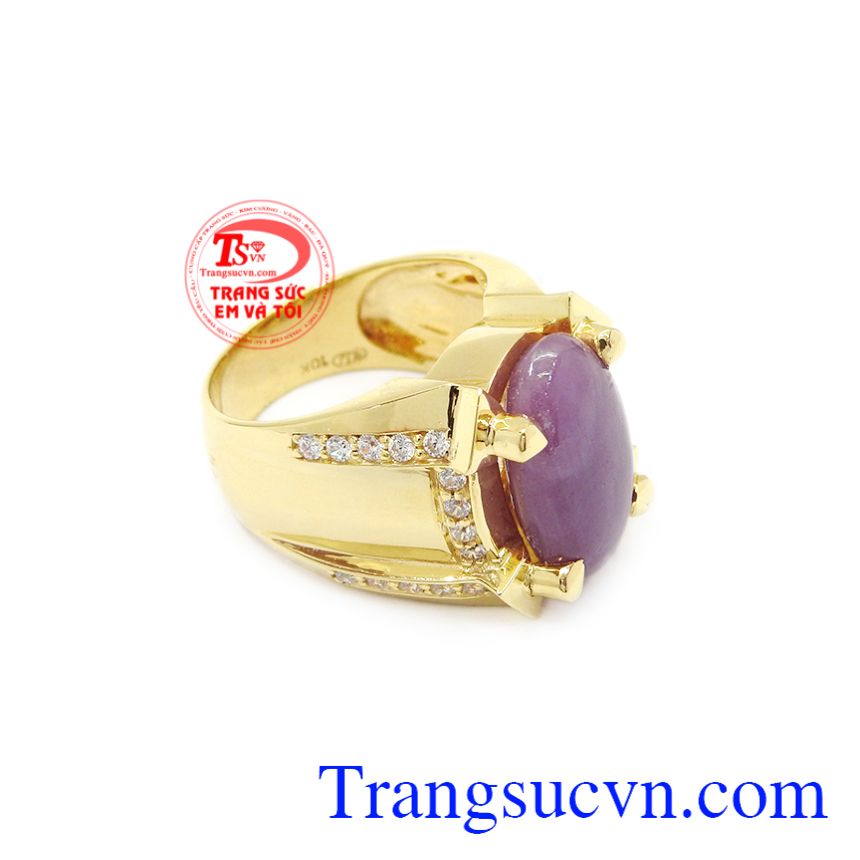 Nhẫn nam Sapphire vàng 10k, Nhẫn nam Sapphire Nhẫn nam Sapphire vàng 10k, Nhẫn nam Sapphire