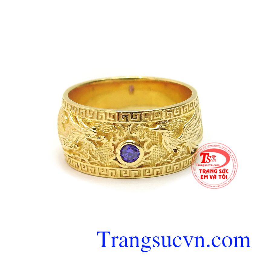 Nhẫn nam thạch anh tím sang trọng,Nhẫn nam đá quý,Nhẫn nam đẹp