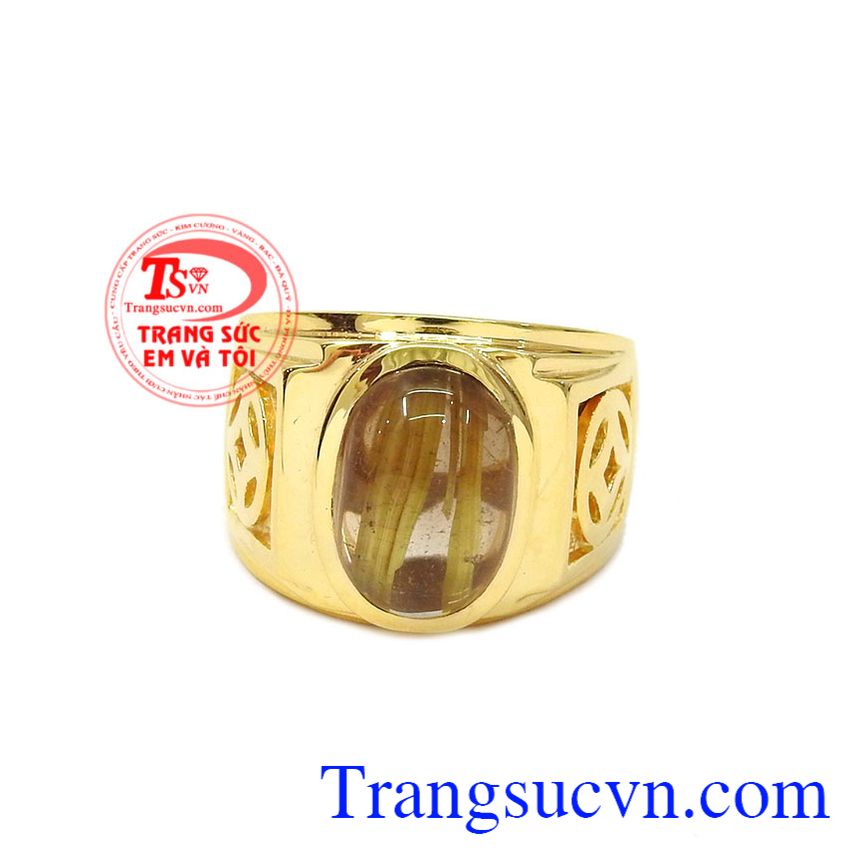 Nhẫn nam thạch anh tóc tài lộc, nhẫn nam đẹp. Nhẫn nam thạch anh tóc tài lộc, nhẫn nam đẹp.