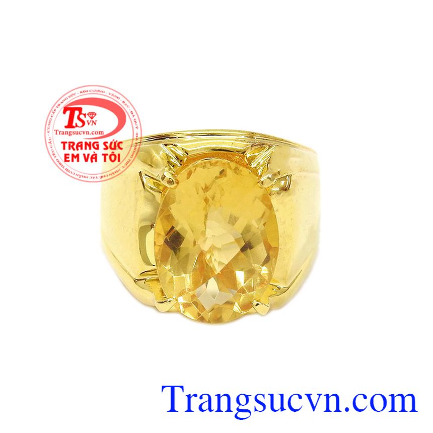 Nhẫn nam thạch anh vàng đẹp, nhẫn nam đẹp Nhẫn nam thạch anh vàng đẹp, nhẫn nam đẹp