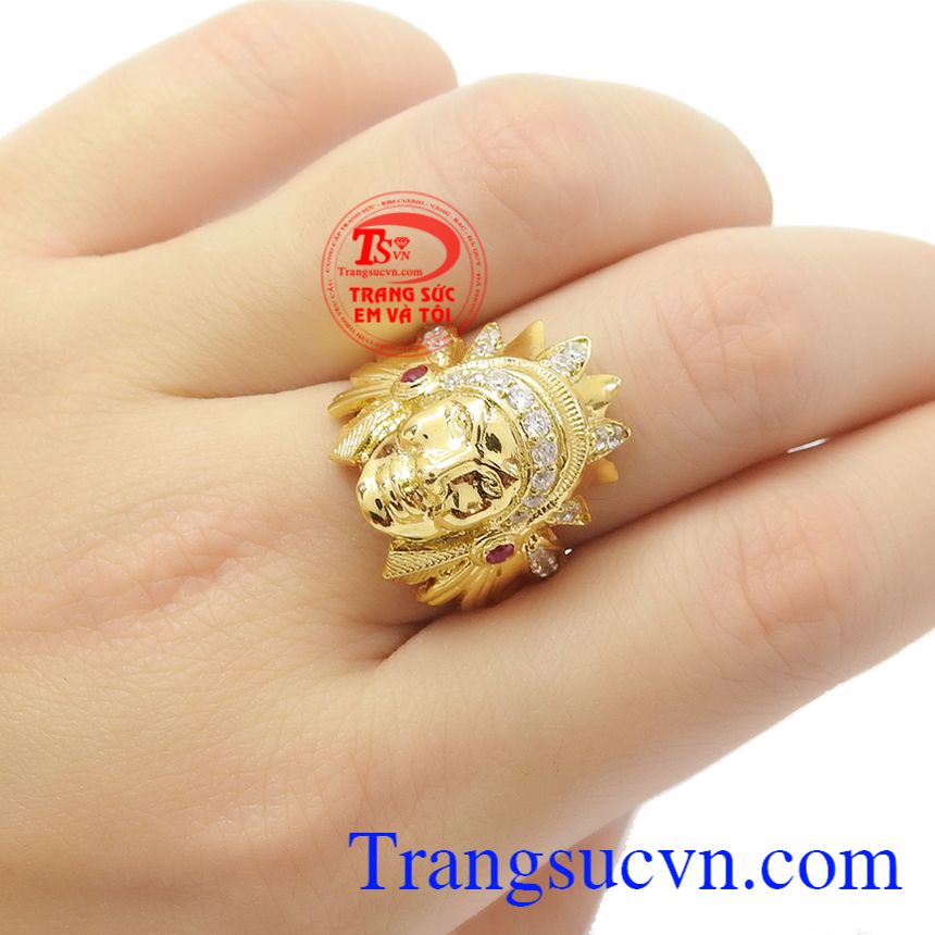 Nhẫn nam thổ d&acirc;n 18k,Nhẫn nam v&agrave;ng t&acirc;y,Nhẫn nam đẹp