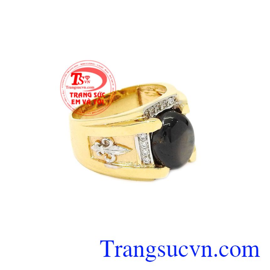 Nhẫn nam vàng Sapphire sao, Nhẫn nam sapphire