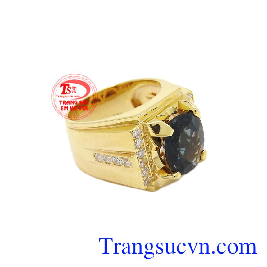 Nhẫn nam vàng Topaz đẹp, Nhẫn nam Topaz Nhẫn nam vàng Topaz đẹp, Nhẫn nam Topaz