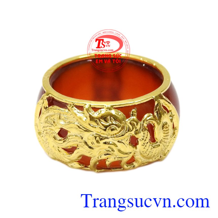 Nhẫn ngọc bọc rồng vàng công danh, Nhẫn ngọc rồng vàng