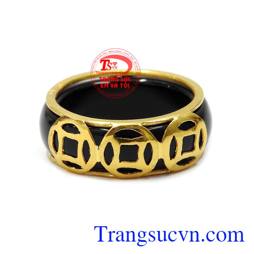 Nhẫn ngọc bọc vàng kim tiền, Nhẫn ngọc rồng vàng Nhẫn ngọc bọc vàng kim tiền, Nhẫn ngọc rồng vàng