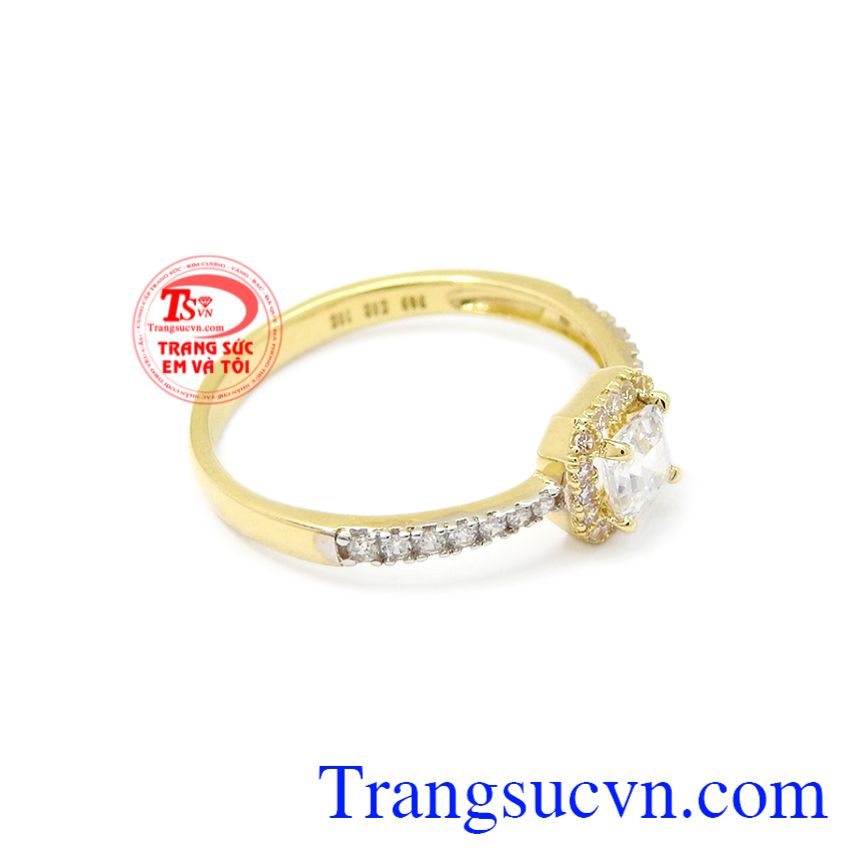 Nhẫn nữ Korea tinh tế 10k, Nhẫn nữ vàng tây Nhẫn nữ Korea tinh tế 10k, Nhẫn nữ vàng tây