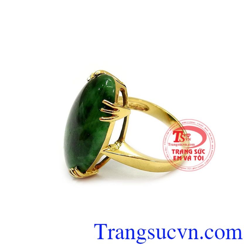 Nhẫn nữ ngọc cẩm thạch bọc vàng, Nhẫn Nữ Vàng Jadeite