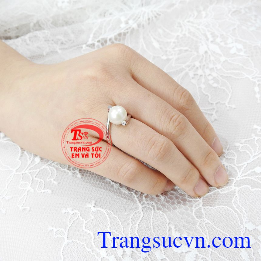 Nhẫn nữ ngọc trai kiêu sa, Nhẫn ngọc trai Nhẫn nữ ngọc trai kiêu sa, Nhẫn ngọc trai