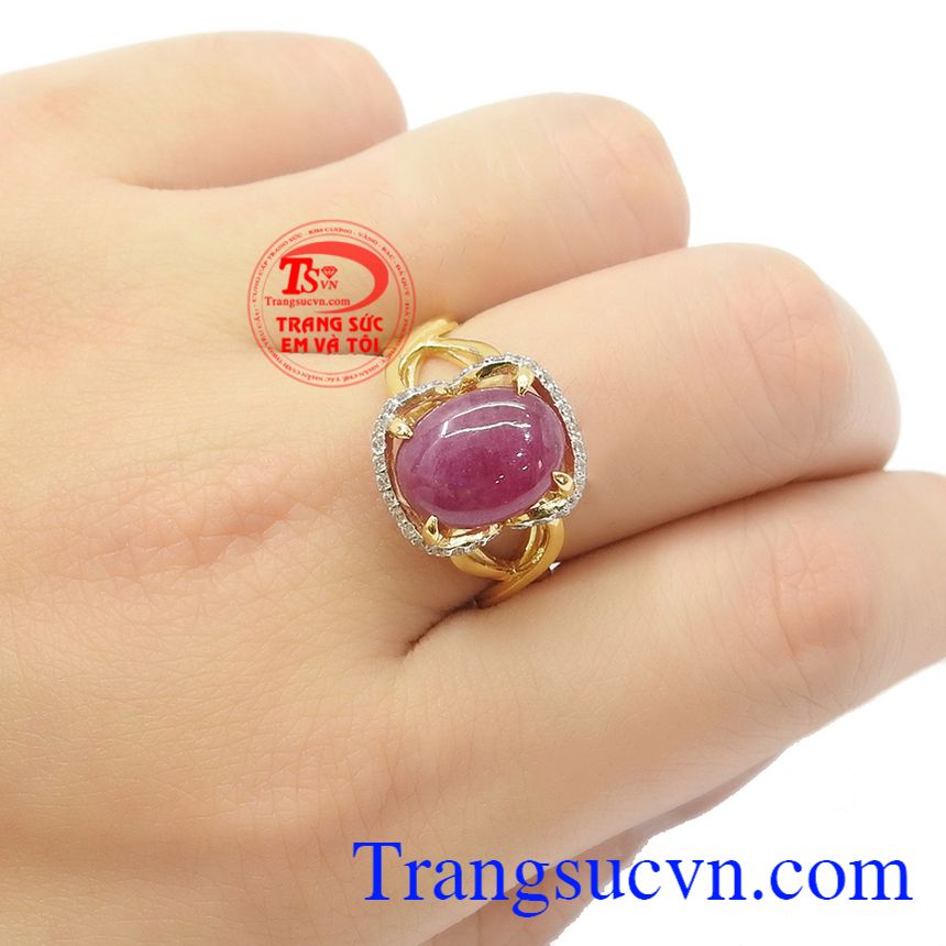 Nhẫn nữ Ruby vàng 10k,Nhẫn nữ Ruby,Nhẫn nữ đẹp