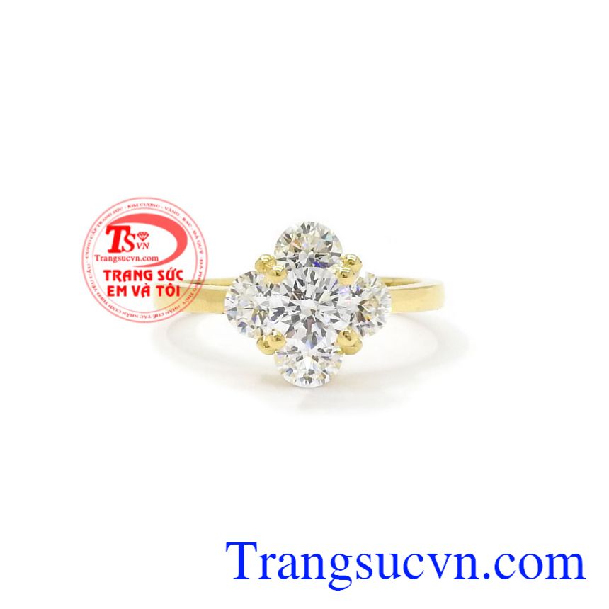 Nhẫn nữ vàng ấn tượng, Nhẫn nữ vàng 18k Nhẫn nữ vàng ấn tượng, Nhẫn nữ vàng 18k