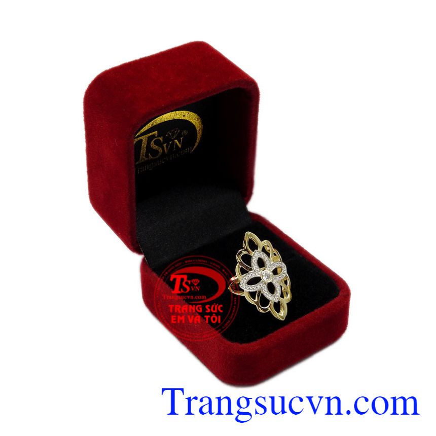 Nhẫn nữ vàng cách điệu, Nhẫn nữ vàng