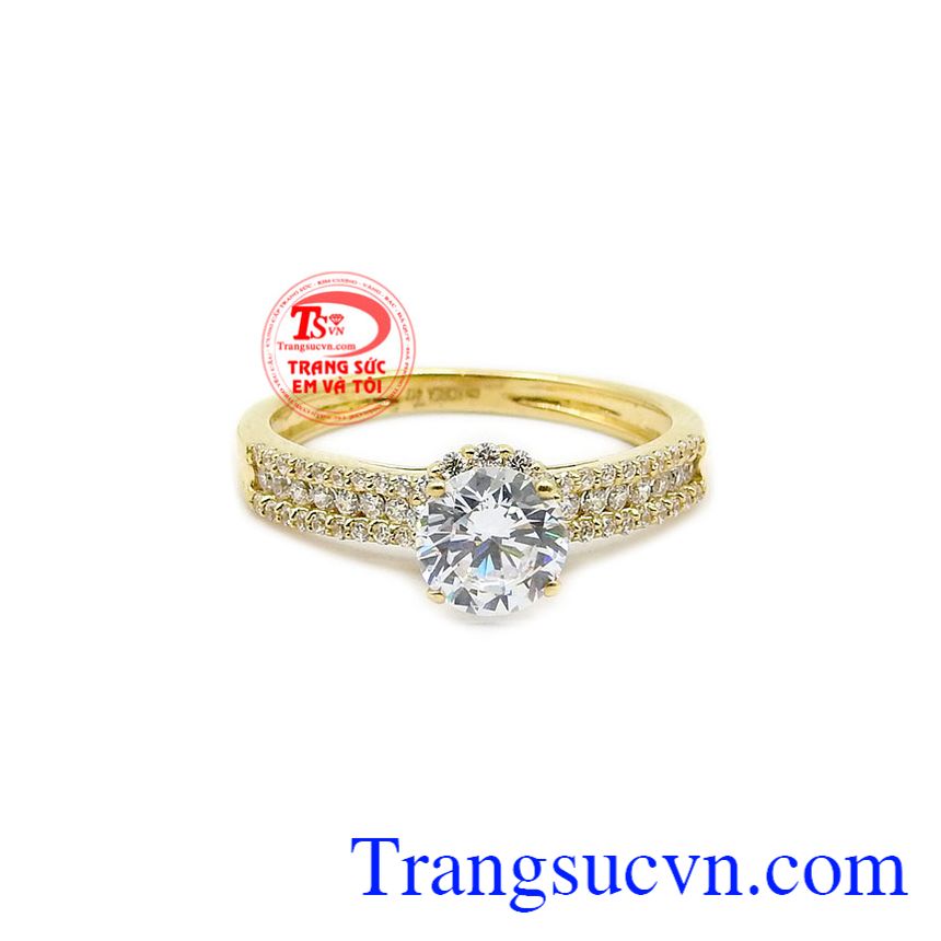 Nhẫn nữ vàng, nhẫn nữ vàng kiêu sa