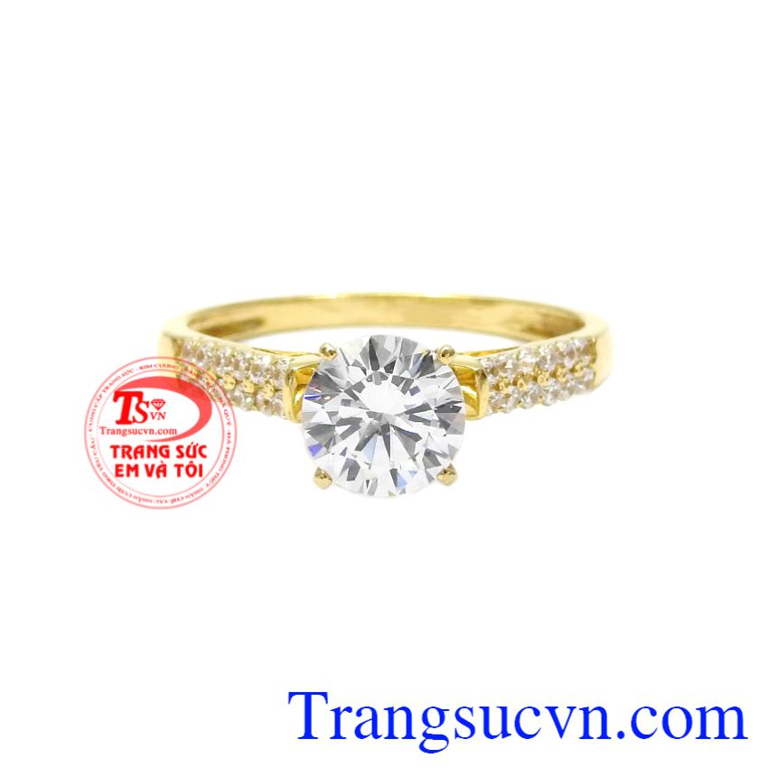 Nhẫn nữ v&agrave;ng n&agrave;ng thơ, Nhẫn nữ v&agrave;ng t&acirc;y